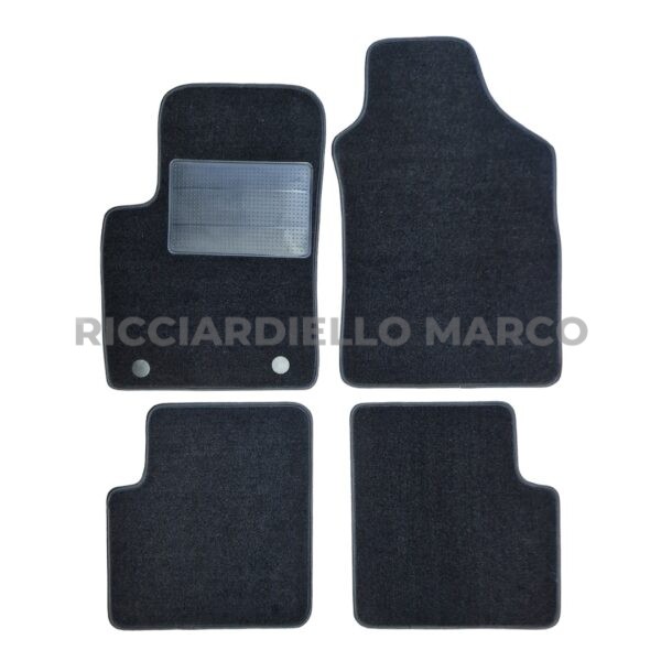 Tappetini in moquette per Fiat 500 Aggiornamento 2013>2015